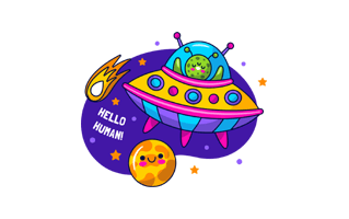 Space Free Sticker PNG