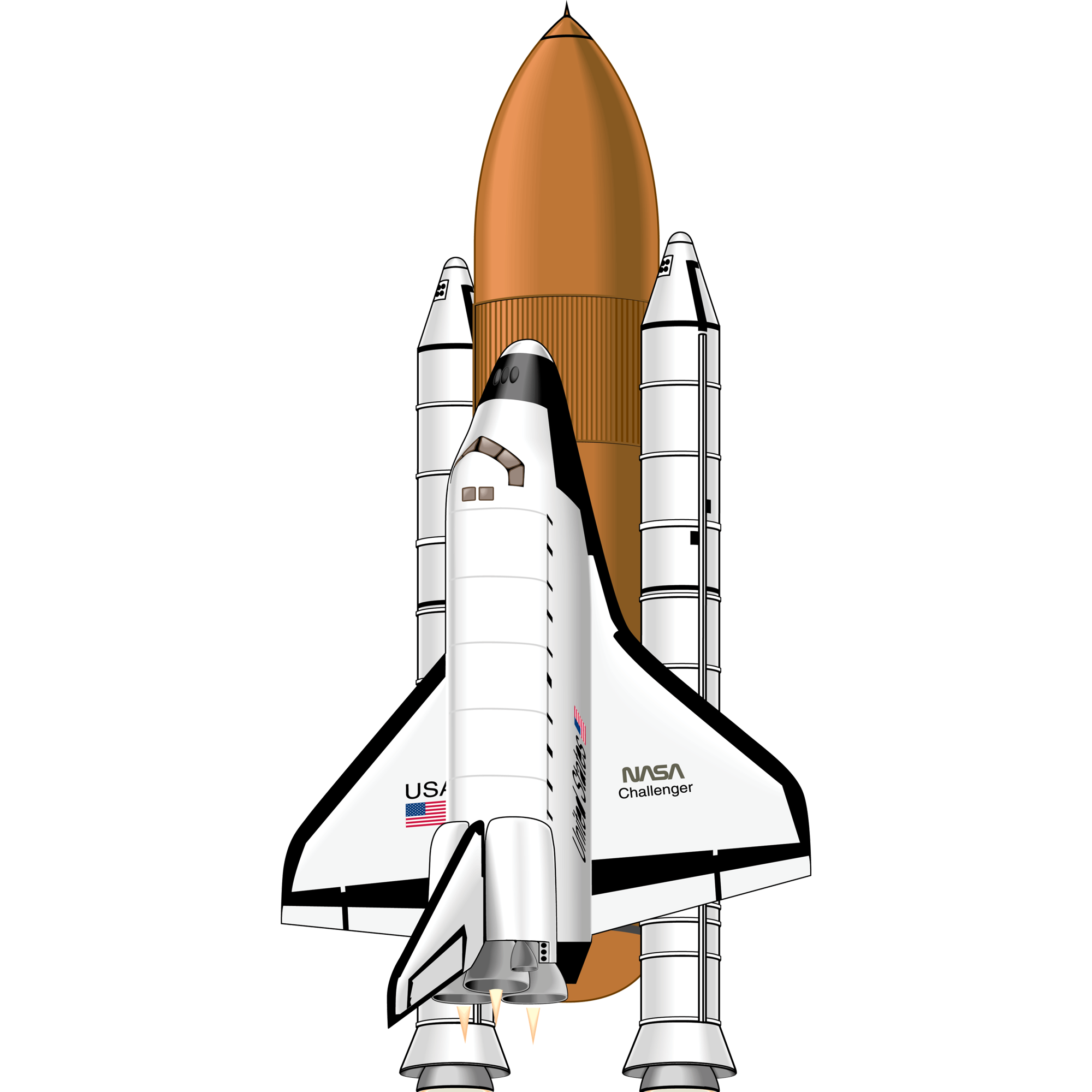 Space Shuttle Transparent Picture