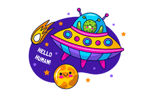 Space Sticker PNG