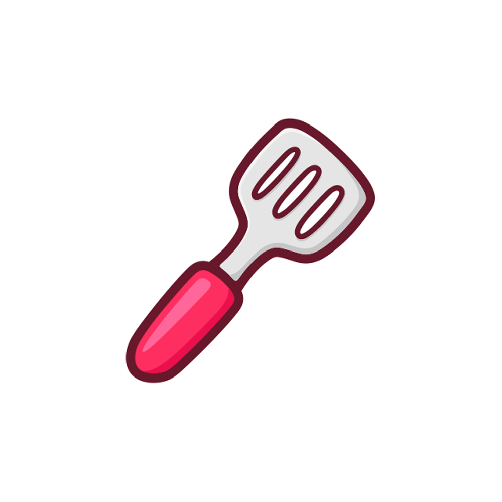 Spatula Free Sticker Transparent Image