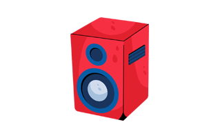 Speaker Box Sticker PNG