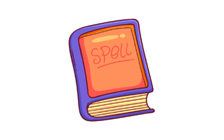 Spell Book Free Sticker PNG