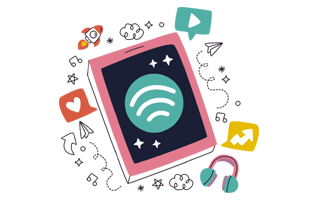 Spotify Free Sticker PNG