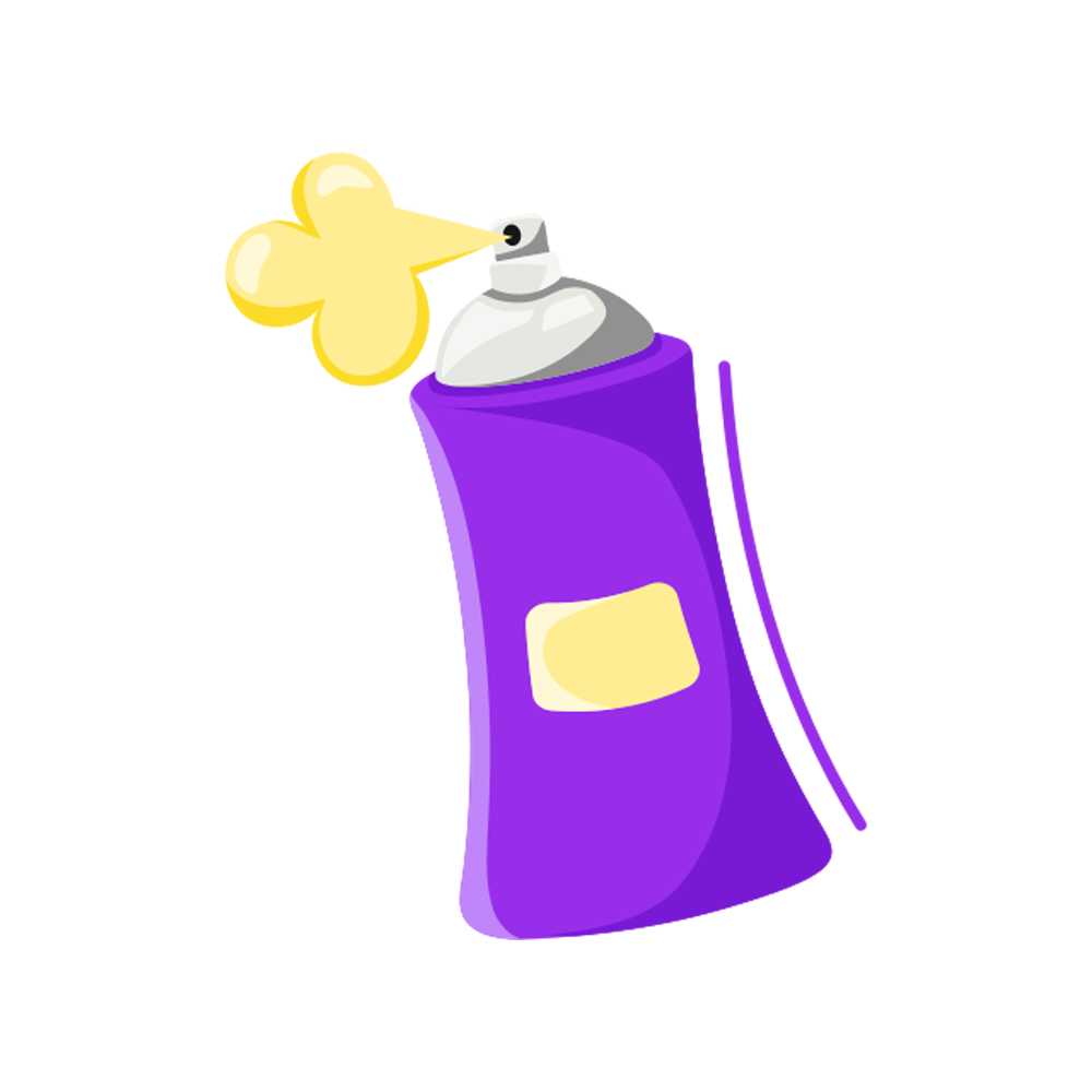 Spray Free Sticker Transparent Picture