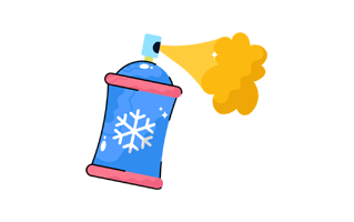 Spray Free Sticker PNG