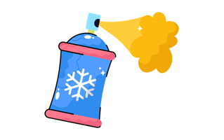 Spray Sticker PNG