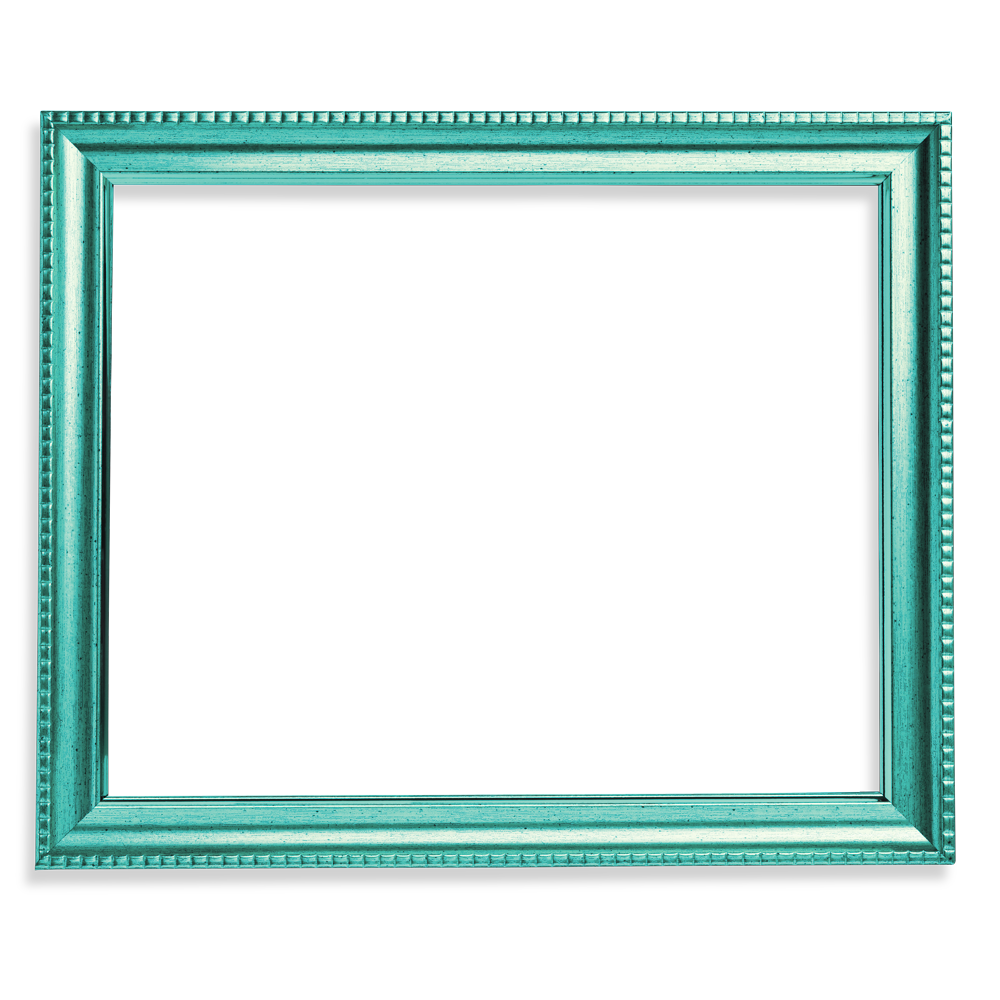 Square Teal Frame Transparent Clipart