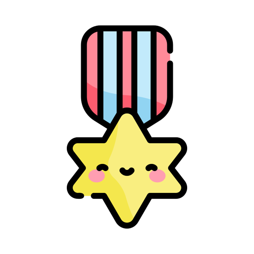 Star Medal Free Sticker Transparent Picture