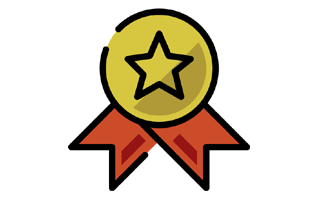 Star Medal Sticker PNG