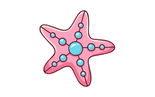 Starfish Sticker PNG