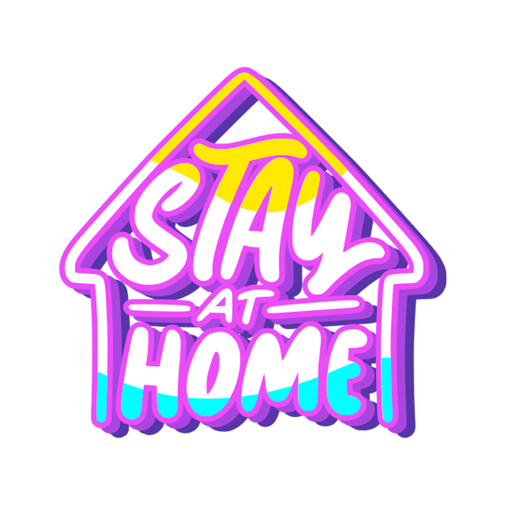 Stay At Home Free Sticker Transparent Gallery