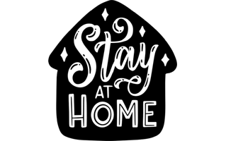 Stay Home Sticker PNG