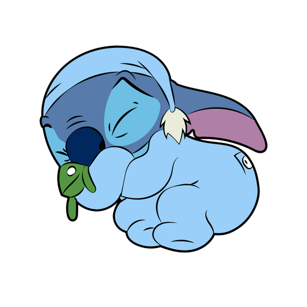 Stitch With Frog Transparent Clipart
