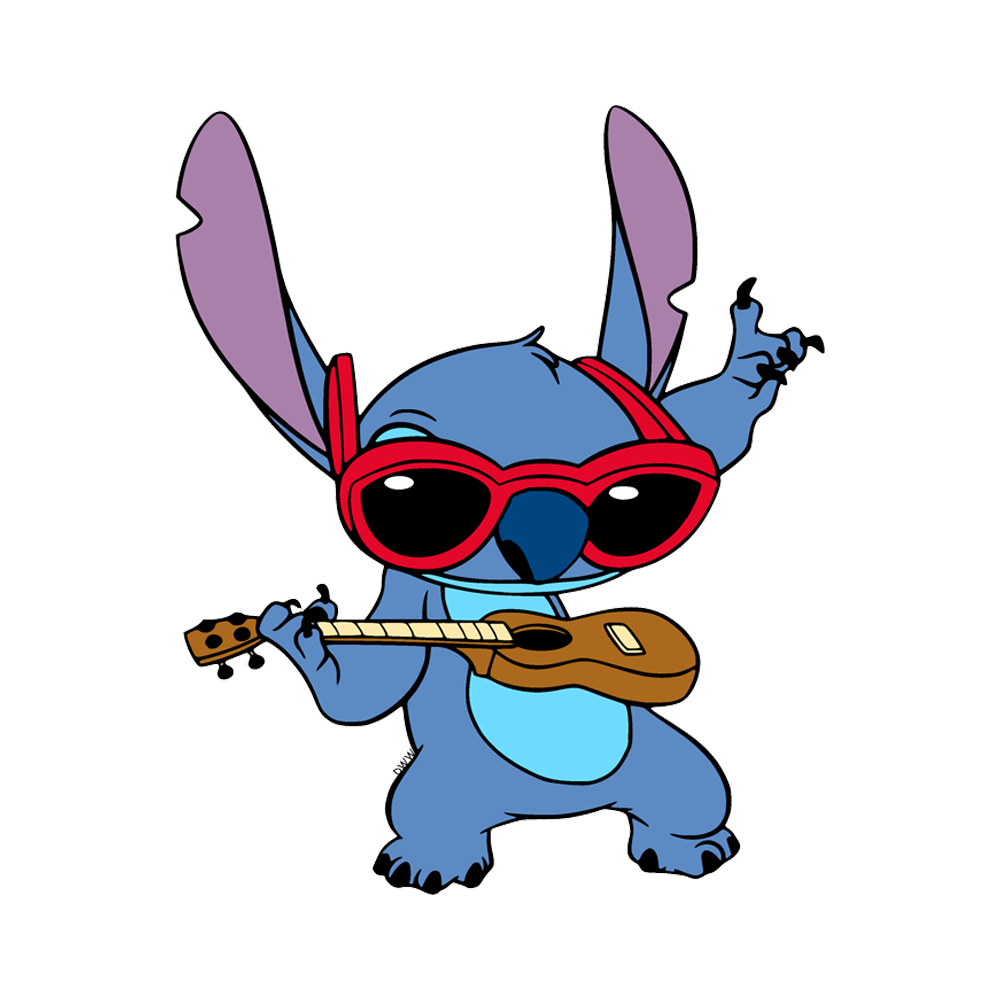 Stitch With Guitar Transparent Gallery