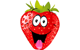 Strawberry Cartoon PNG