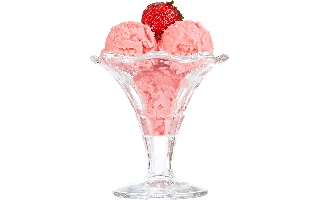 Strawberry Ice Cream PNG