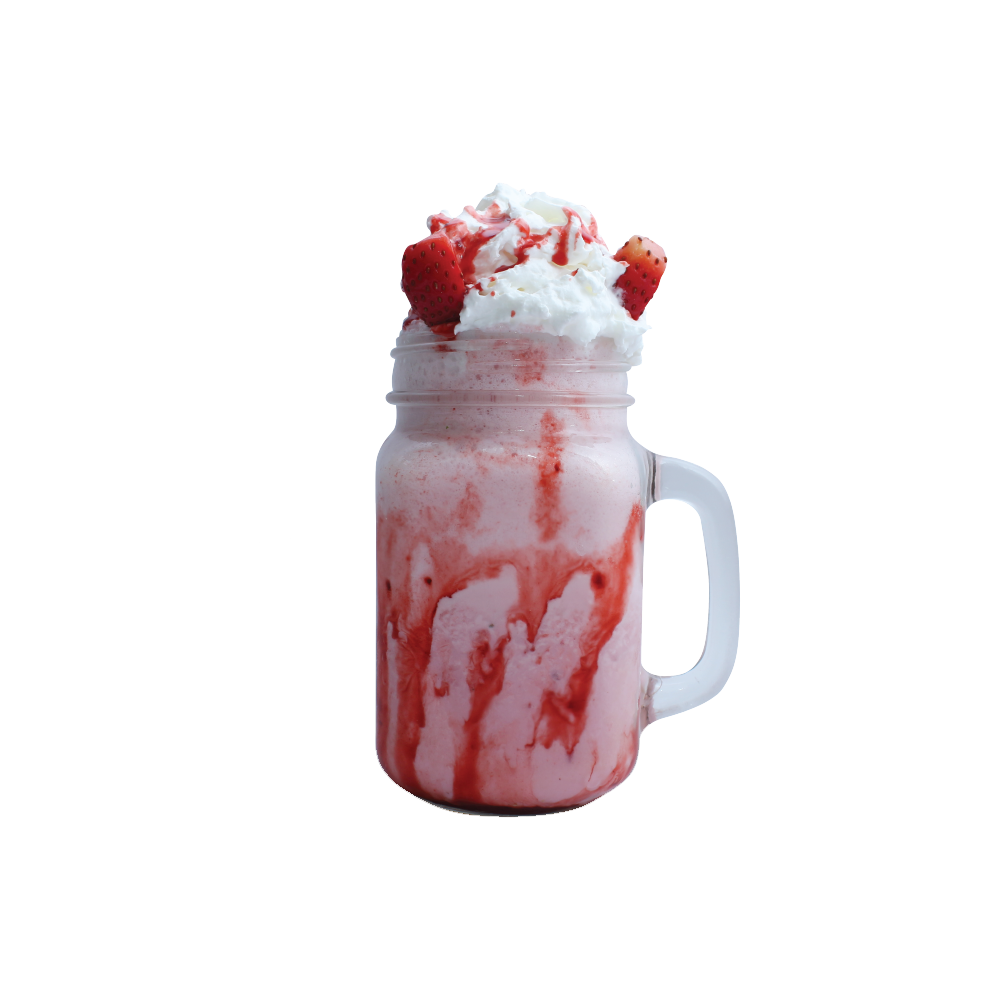 Strawberry Milkshake  Transparent Clipart