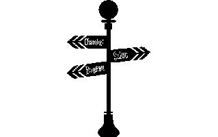 Street Sign Sticker PNG