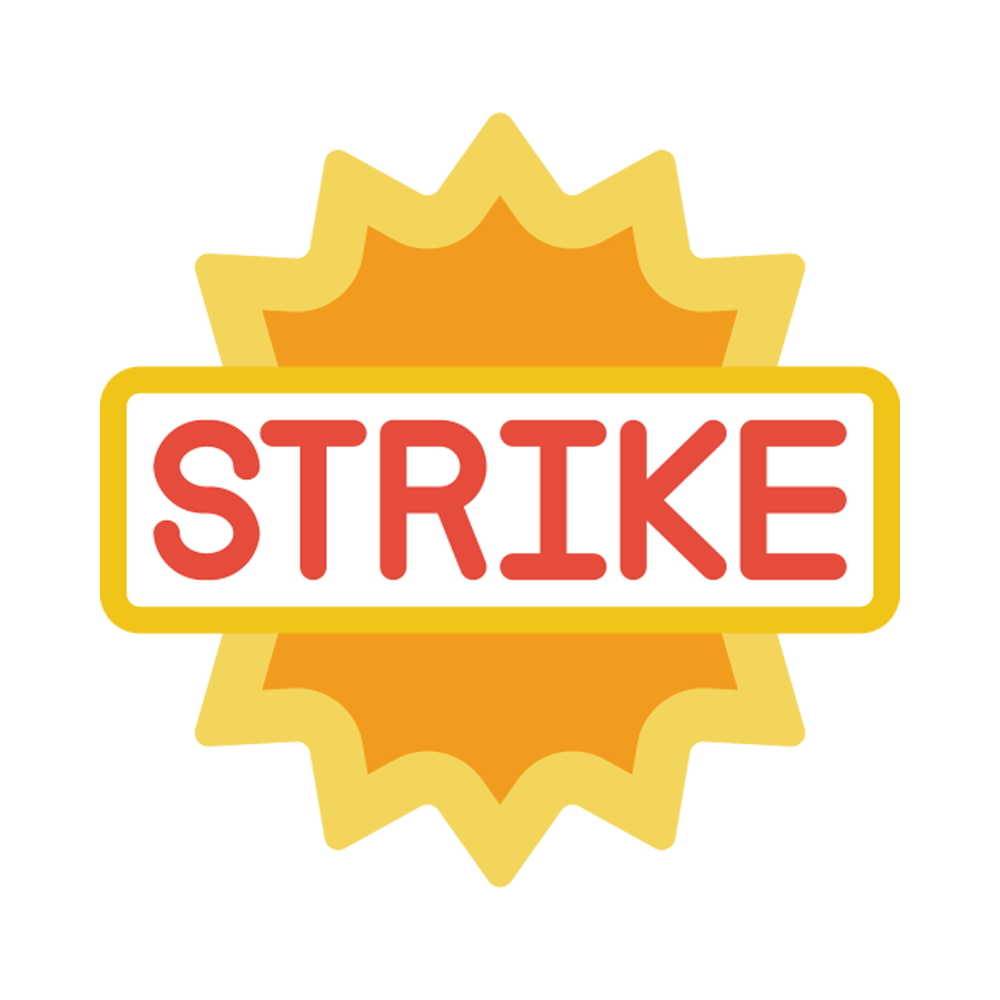 Strike Free Sticker Transparent Image