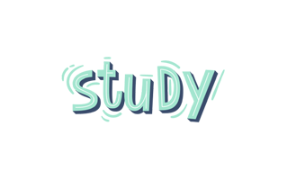 Study Sticker PNG