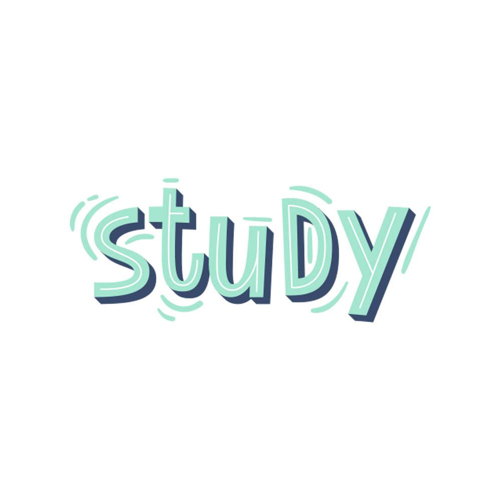 Study Time Free Sticker Transparent Clipart