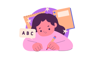 Studying Sticker PNG