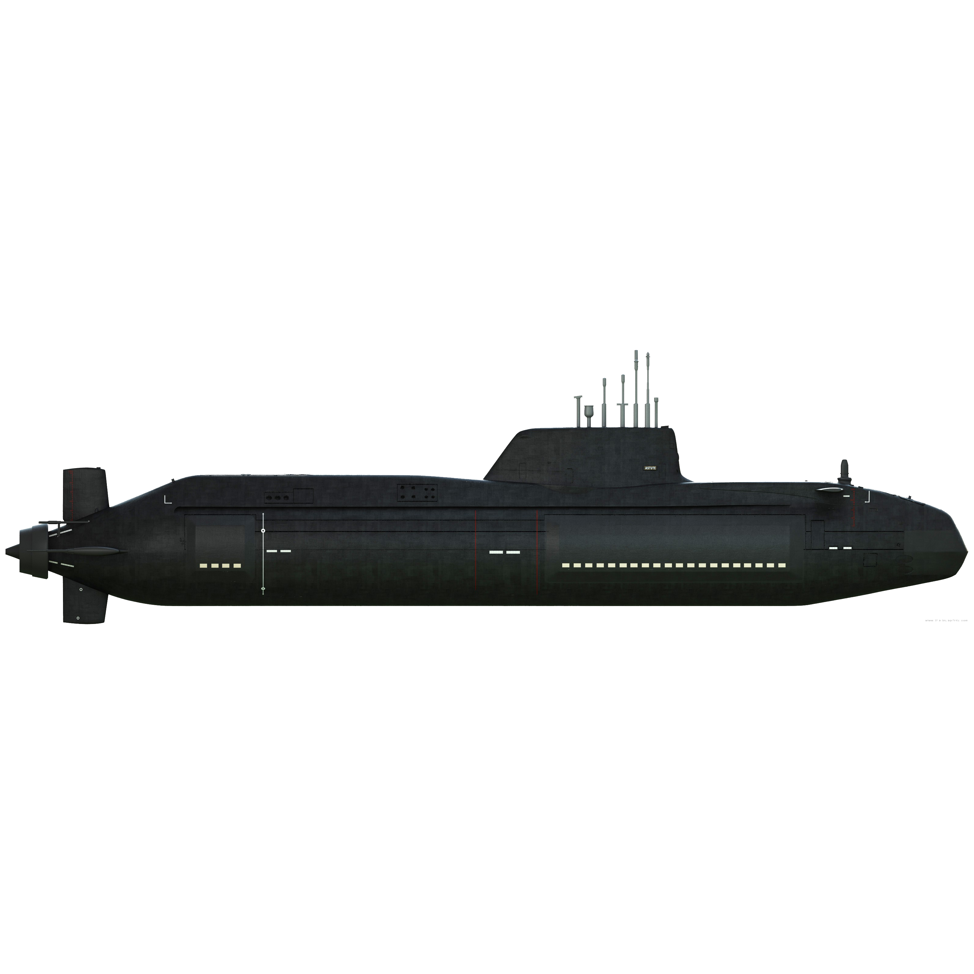 Submarine Transparent Picture