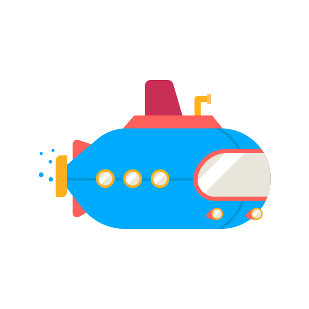 Submarine Sticker Transparent Clipart
