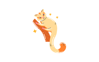 Sugar Glider Sticker PNG