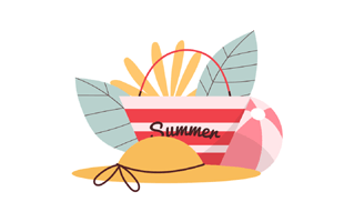 Summer Holidays Sticker PNG