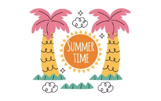 Summer Sticker PNG