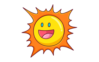 Sun Sticker PNG