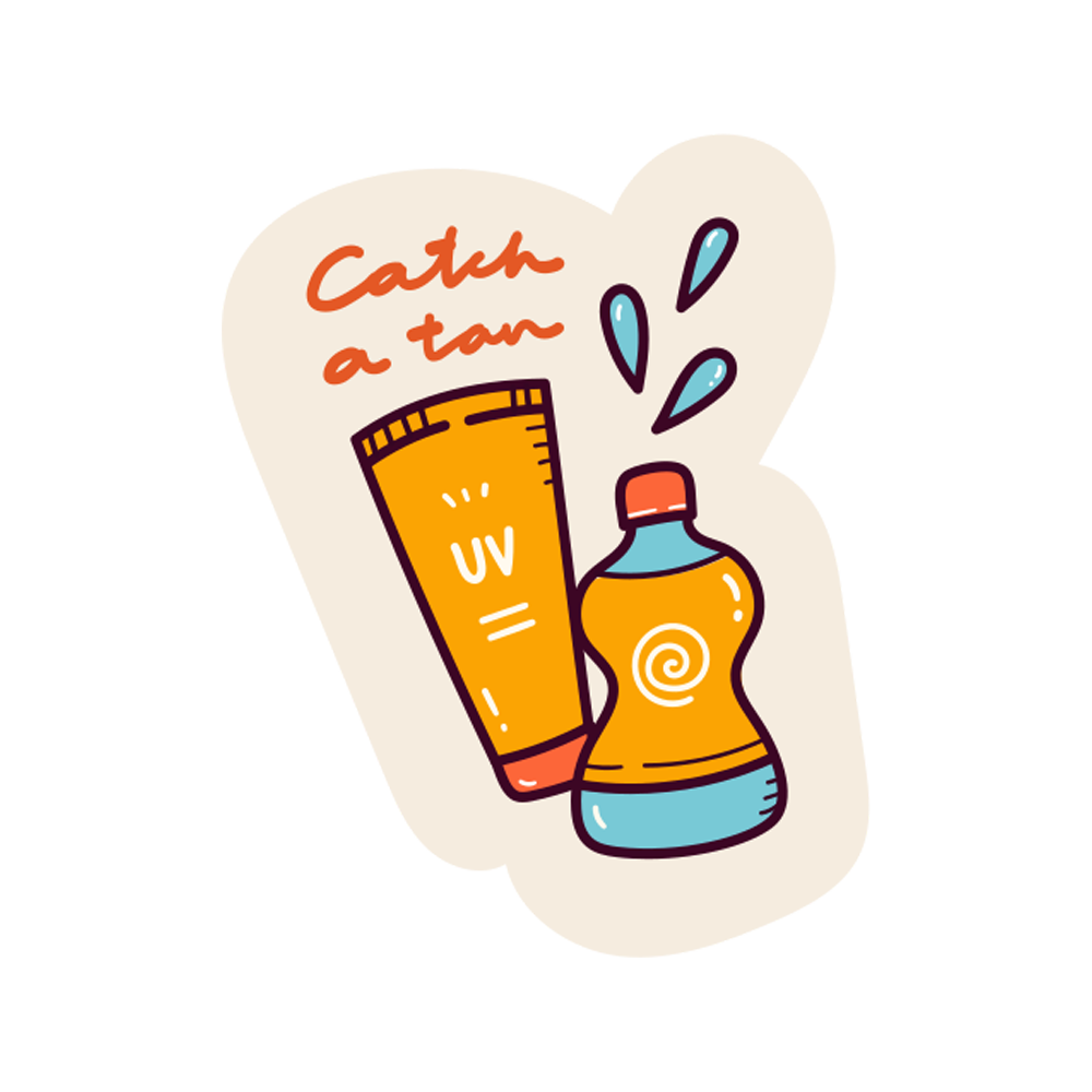 Sunblock Free Sticker Transparent Clipart