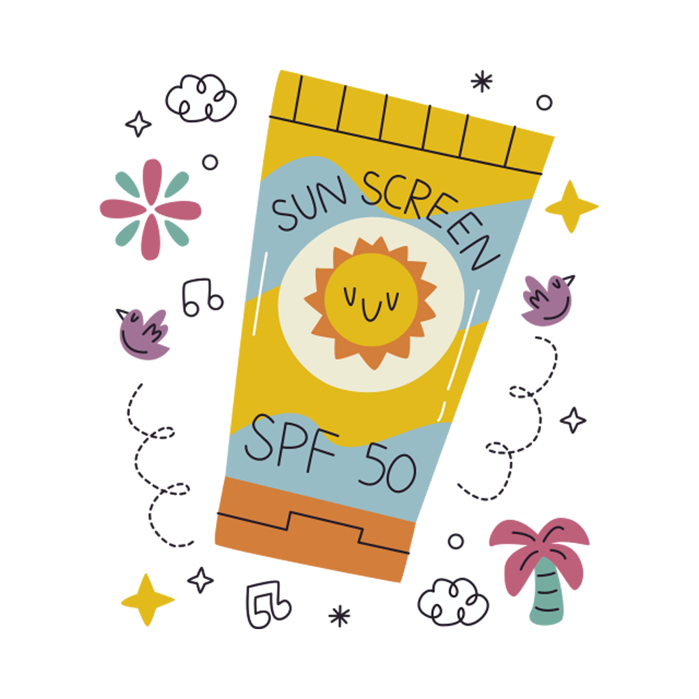 Sunscreen Free Sticker Transparent Clipart