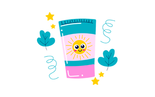 Sunscreen Free Sticker PNG