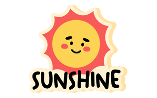 Sunshine Sticker PNG