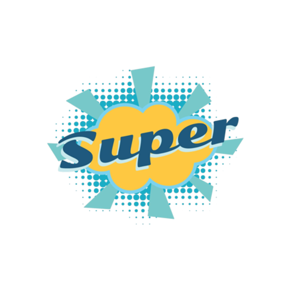 Super Duper Free Sticker Transparent Photo