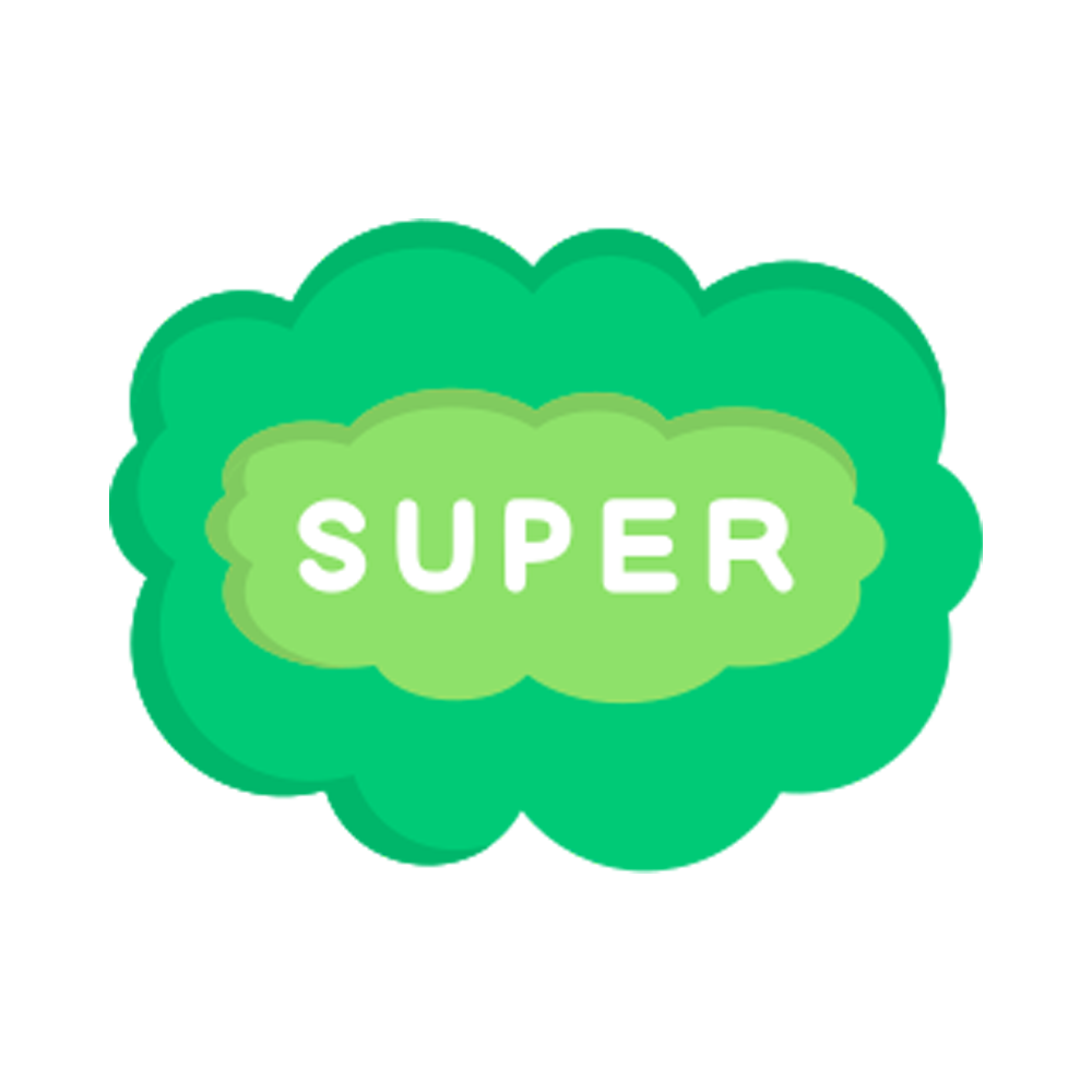 Super Duper Free Sticker Transparent Clipart