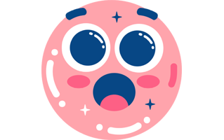 Surprised Sticker PNG