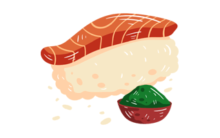 Sushi Sticker PNG