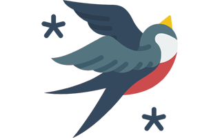 Swallow Sticker