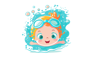 Swimming Sticker PNG