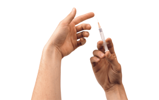 Syringe In Hand PNG