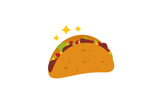 Taco Free Sticker PNG