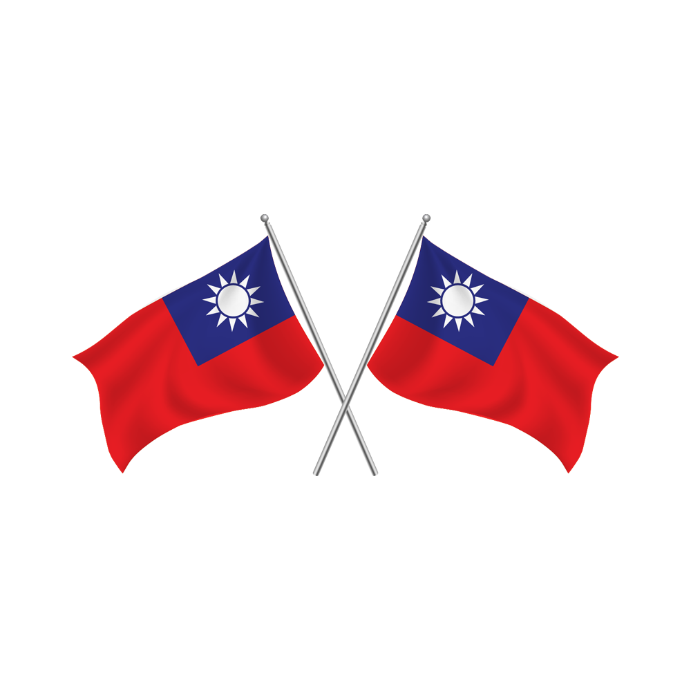 Taiwan Flag Transparent Image