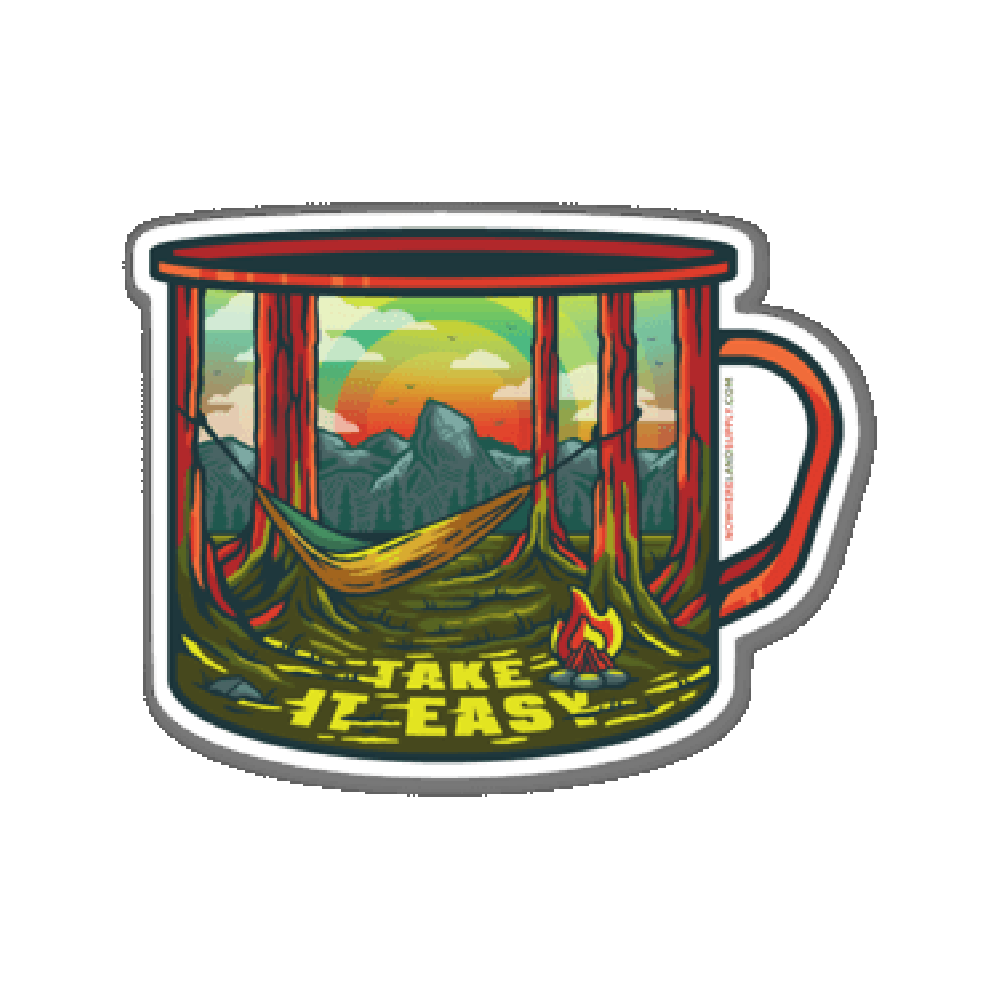 Take It Easy Today Free Sticker Transparent Picture