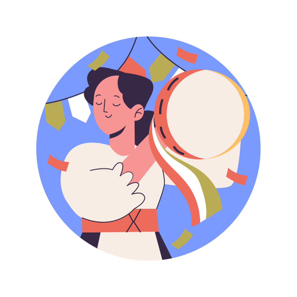 Tambourine Sticker Transparent Picture