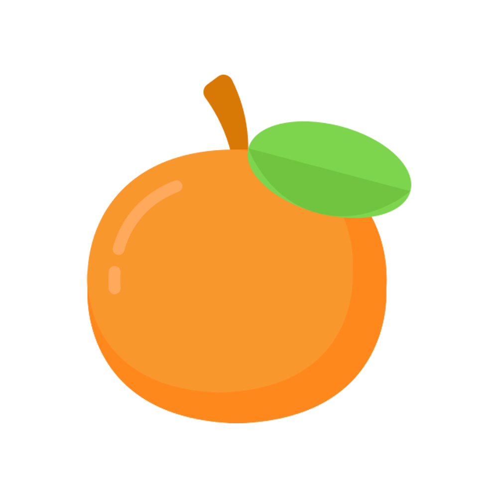 Tangerine Free Sticker Transparent Gallery