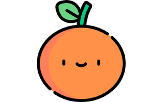 Tangerine Sticker PNG