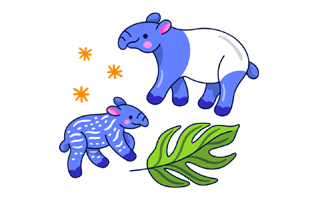 Tapir Sticker PNG